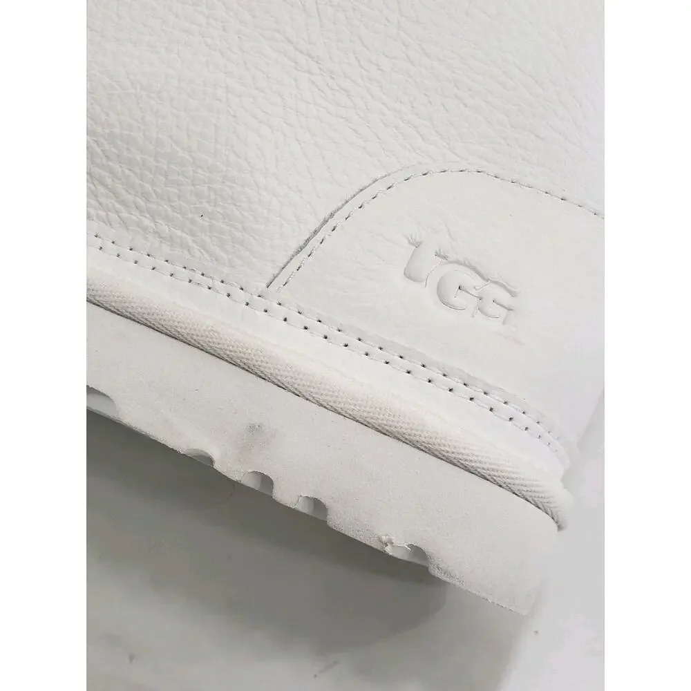 NEW WITHOUT‎ BOX UGG Neumel Boot Solid White Chukka Size 10 WARM Bright